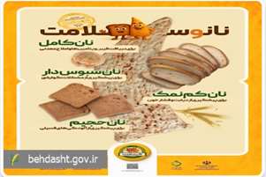  پویش ملی اطلاع‌رسانی تغذیه سالم با شعار «نان و سلامت» برگزار می شود/اعلام عناوین روز شمار این پویش