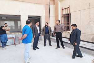 بازدید معاون حراست دانشگاه علوم پزشکی شیراز از بیمارستان جدید مرودشت پیرامون جا نمایی واحد سرور و  اتاق مانیتورینگ 