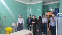 بازدید معاون فنی معاونت بهداشت دانشگاه علوم پزشکی شیراز و رئیس مجمع خیرین سلامت از منطقه بهداشت و درمان کامفیروز