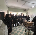 بازدید علمی دانشجویان بهورزی از مرکز خدمات جامع سلامت روستایی تخت جمشید