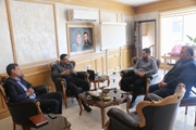 نشست هم‌اندیشی رئیس شبکه بهداشت و درمان مرودشت با عضو هیئت‌مدیره مجمع خیرین سلامت