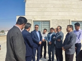 بازدید معاون استاندار فرماندار ویژه مرودشت از مرکز در حال افتتاح خدمات جامع سلامت کناره